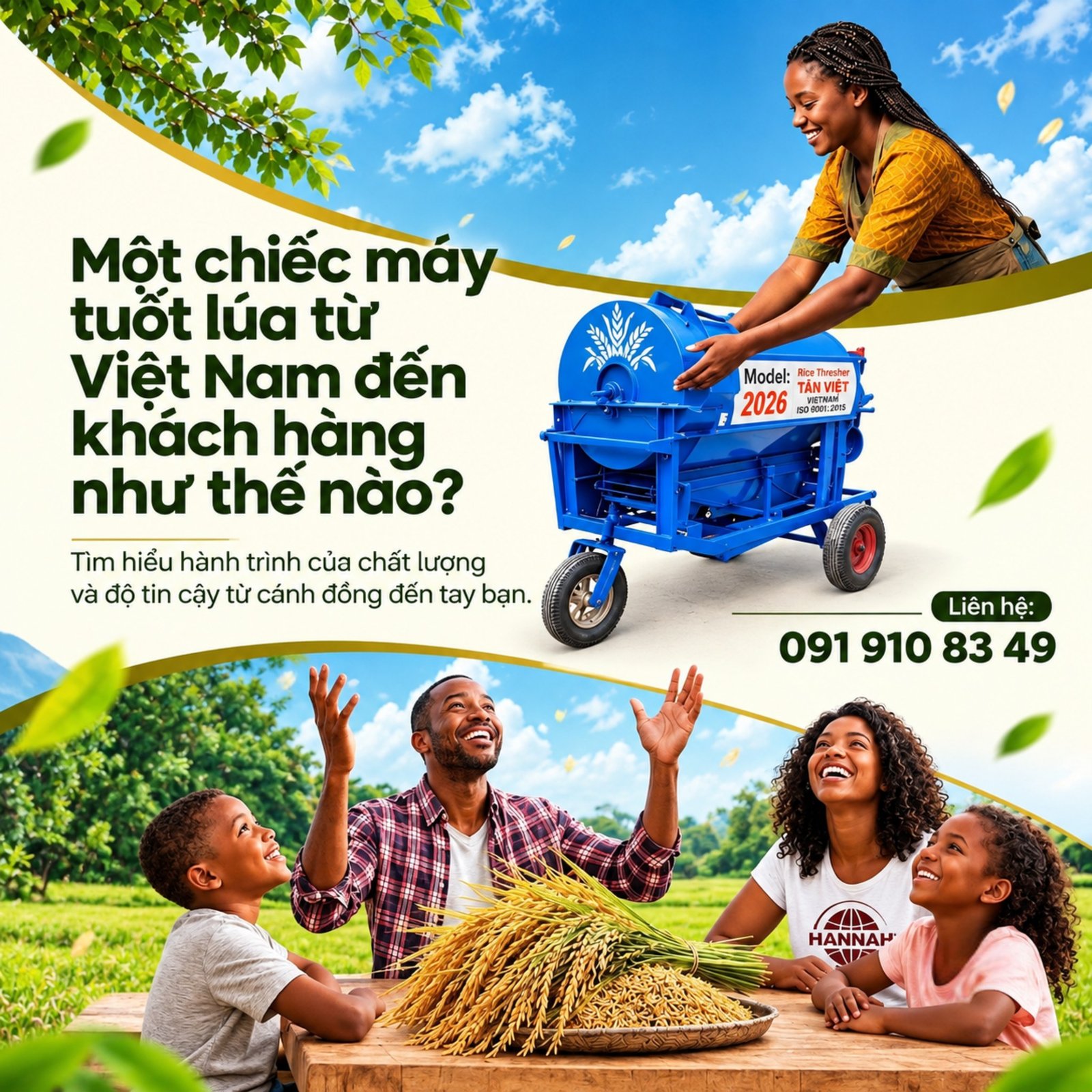 The Thousand-Mile Journey of Vietnamese Threshing Machines